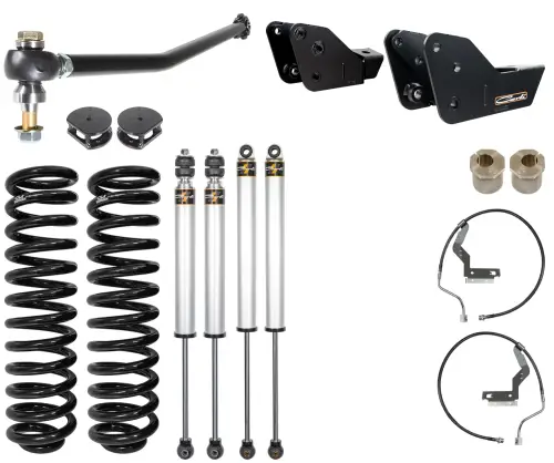 Carli Suspension - CS-FLVL-COM-CS-23-FSP | Carli Suspension 3.5" Lift Commuter Leveling System FSP Front & Rear Shocks For Ford F-250/F-350 Super Duty (2023-2024) | Diesel