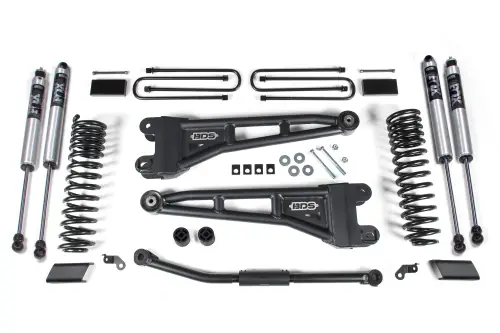 BDS Suspension - BDS1306FS | BDS Suspension 2.5 Inch Lift Kit With Radius Arm For Ford F-450 Super Duty | Rear Fox 2.0 Performance Series Shocks