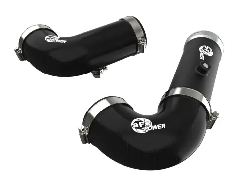 Afe - Advance Flow Engineering - 46-20454-B | AFE Power BladeRunner Aluminum Hot and Cold Charge Pipe Kit Black (2020-2025 Silverado, Sierra 1500 L6-3.0L (td) LM2, LZ0)