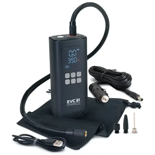 VIAIR - EVC31 | VIAIR Every Vehicle Carry Pro Rechargeable Portable Tire Compressor | 150 PSI, Lithium-ion Battery 3*2600mAh