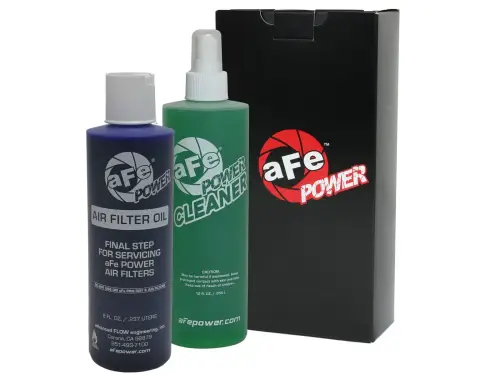 Afe - Advance Flow Engineering - 90-50501 | aFe Power Pro 5R & Pro 10R Air Filter Restore Kit; 8 oz Squeeze Oil, 12 oz Spray Cleaner