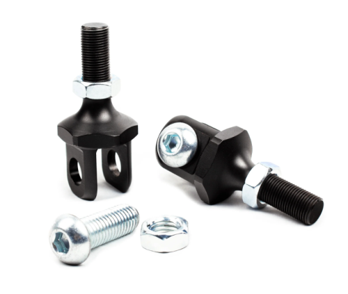 Kryptonite - KRP0004-2 | Kryptonite Death Grip Inner Tie Rod Clevis Kit For Shock Therapy Steering Rack For Polaris/Can-Am/Kawasaki UTVs (2017-2023)