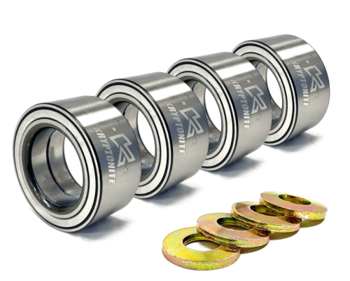Kryptonite - KRPXWB17-PACK-W | Kryptonite Ultimate Bearing Package Lifetime Warranty For Polaris UTVs (2014-2026) | 4 Wheel Bearings, 4 Axle Washers