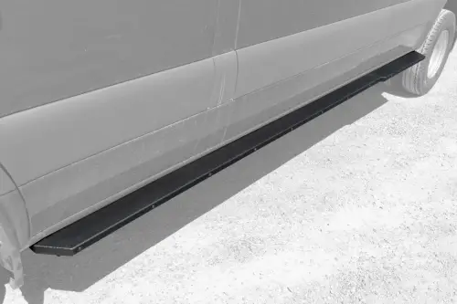 Van Compass - 4090-02 | Van Compass Rocker Guards For Mercedes-Benz Sprinter 2500 / 3500 4WD | 170 Inch Wheelbase Only | 2 Inch Lift Kit