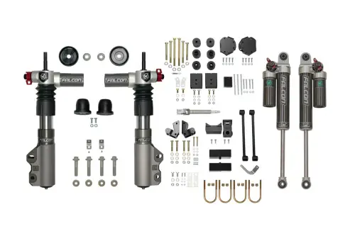 Van Compass - 7176-MH-RS | Van Compass Stage 5 System 2 Inch Lift with Adjustable Struts For Mercedes-Benz Sprinter 2500 2WD | Over 8500 LBS