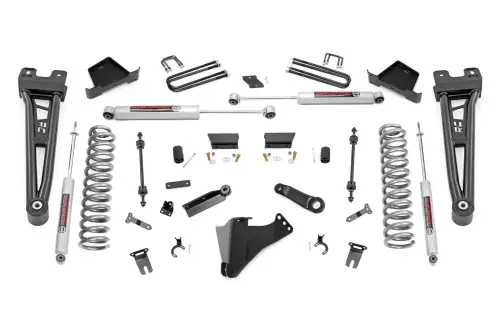Rough Country - 400330 | Rough Country 4.5 Inch Lift Kit For Ford F-250/F-350 Super Duty 4WD | Radius Arms, N3 Shocks