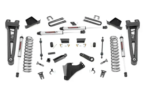 Rough Country - 400357 | Rough Country 4.5 Inch Lift Kit For Ford F-250/F-350 Super Duty 4WD | Radius Arms, V2 Monotube Shocks