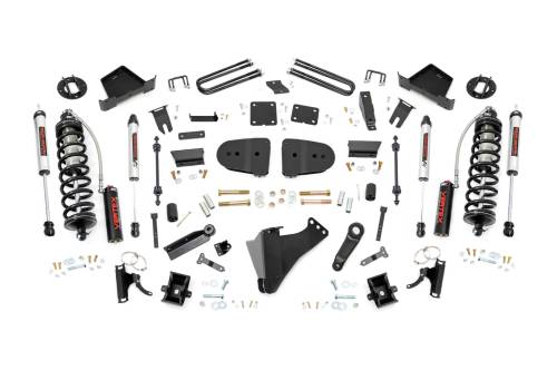 Rough Country - 400158 | Rough Country 4.5 Inch Coilover Conversion Lift Kit For Ford F-250/F-350 Super Duty 4WD | V2 Monotube Shocks