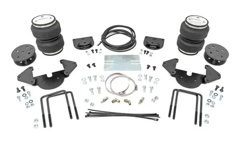 Rough Country - 100113 | Rough Country Air Spring Kit For Chevy Silverado 1500 / GMC Sierra 1500 | 9-1/2 Inch - 10-1/2 Inch Rear Measurement Range, Without Onboard Air Compressor