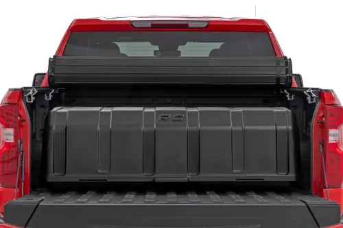 Rough Country - 10208 | Rough Country Truck Bed Cargo Storage Box With Lid Easy Access | 56” Wide, Fits Full-Sized Trucks, With Lid