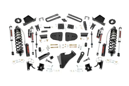 Rough Country - 400259 | Rough Country 6 Inch Coilover Conversion Lift Kit For Ford F-250/F-350 Super Duty 4WD | Vertex Adjustable Shocks