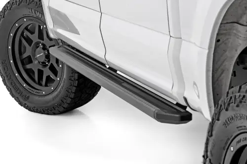Rough Country - 55005 | Rough Country Multi Color LED Running Boards For Ford F-150 / F-150 Lightning / F-250 Super Duty / F-350 Super Duty / Raptor | Crew Cab