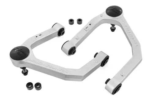 Rough Country - 50017 | Rough Country Forged Upper Control Arms For Ford Ranger | OE Upgrade, Aluminum Finish