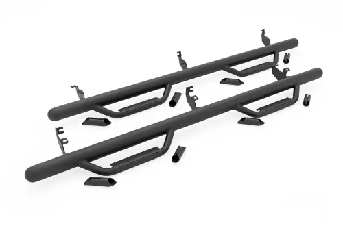 Rough Country - RCF1981CCB | Rough Country Cab Length Nerf Steps For Ford Ranger 2WD/4WD | Crew Cab