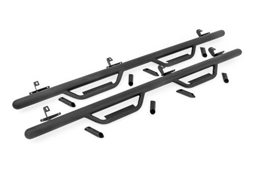 Rough Country - RCJ1980TB | Rough Country Cab Length Nerf Steps Jeep Gladiator JT 4WD | Crew Cab
