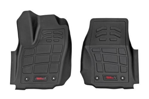 Rough Country - SM71223 | Rough Country Sure Fit Floor Mats For Toyota Tacoma 2WD/4WD | Double Cab, Front