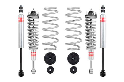 Eibach - E81-59-005-01-22 | Eibach PRO-TRUCK-LIFT Stage 1 Plus (Set of 2 Assembled Front Shocks, Springs, Mounts + 2 Springs + 2 Rear Shocks)