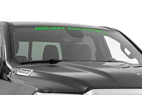 Rough Country - 84166KG | Rough Country Window Decal | 3.6 X 35 Inch, Kelly Green