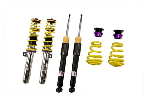 KW Suspension - 10220004 | KW V1 Height Adjustable Coilover Kit with Pre-Set Damping