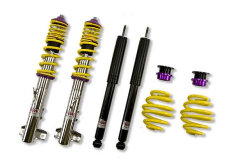 KW Suspension - 10220013 | KW V1 Height Adjustable Coilover Kit with Pre-Set Damping