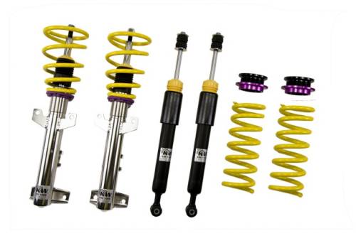 KW Suspension - 10225013 | KW V1 Height Adjustable Coilover Kit with Pre-Set Damping