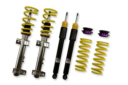KW Suspension - 10225028 | KW V1 Height Adjustable Coilover Kit with Pre-Set Damping