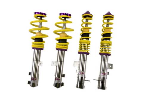 KW Suspension - 10266002 | KW V1 Height Adjustable Coilover Kit with Pre-Set Damping