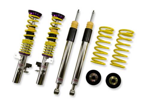 KW Suspension - 10267012 | KW V1 Height Adjustable Coilover Kit with Pre-Set Damping