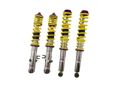 KW Suspension - 10271011 | KW V1 Height Adjustable Coilover Kit with Pre-Set Damping