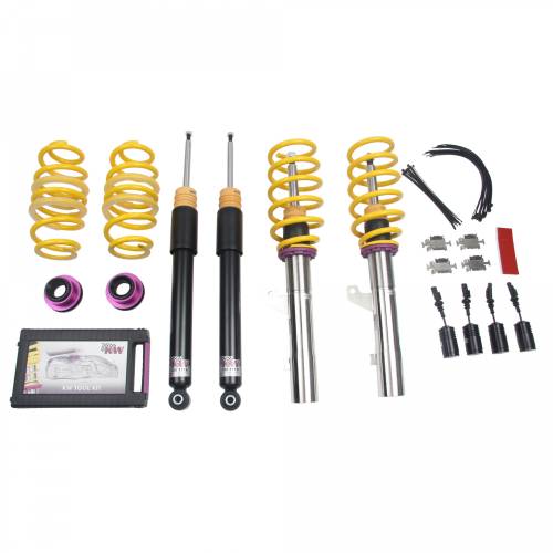 KW Suspension - 1028000R | KW V1 Height Adjustable Coilover Kit with Pre-Set Damping