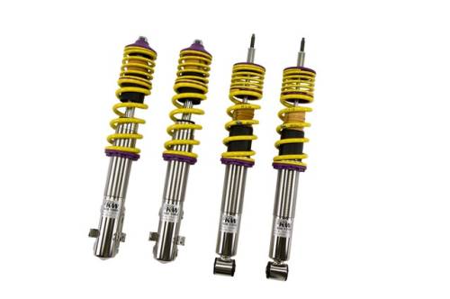 KW Suspension - 10280058 | KW V1 Height Adjustable Coilover Kit with Pre-Set Damping