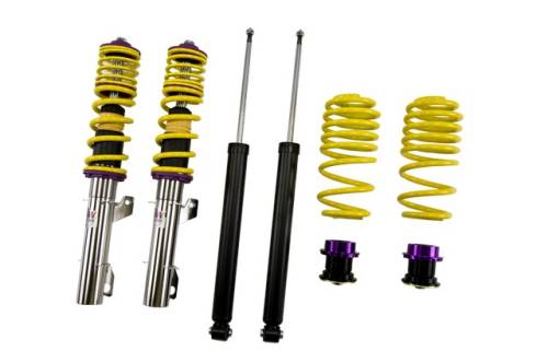 KW Suspension - 10280061 | KW V1 Height Adjustable Coilover Kit with Pre-Set Damping