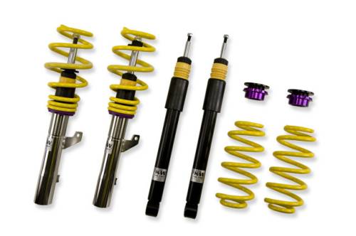 KW Suspension - 10280087 | KW V1 Height Adjustable Coilover Kit with Pre-Set Damping