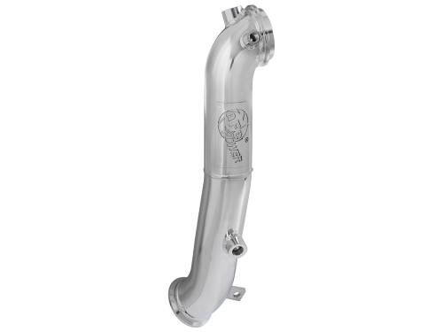 Afe - Advance Flow Engineering - 49-44095 | AFE Power Mach Force-Xp Turbo Down-Pipe (3 IN 409 Stainless Steel) (2011-2015 Silverado, Sierra 2500 HD, 3500 HD V8-6.6L (td) LML)