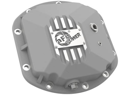Afe - Advance Flow Engineering - 46-71130A | aFe Power Street Series Front Differential Cover Raw w/ Machined Fins