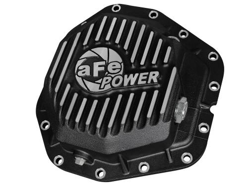 Afe - Advance Flow Engineering - 46-70382 | aFe Power Pro Series Rear Differential Cover Black w/ Machined Fins