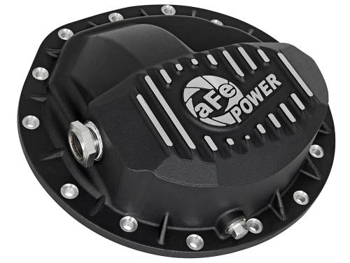 Afe - Advance Flow Engineering - 46-70042 | aFe Power Pro Series Front Differential Cover Black w/ Machined Fins