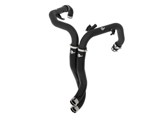 Afe - Advance Flow Engineering - 46-20758-B | AFE power BladeRunner 2-1/4 IN Aluminum Hot Charge Pipe Black (2022-2025 Bronco Raptor, 2024-2025 Ranger Raptor V6-3.0L tt)