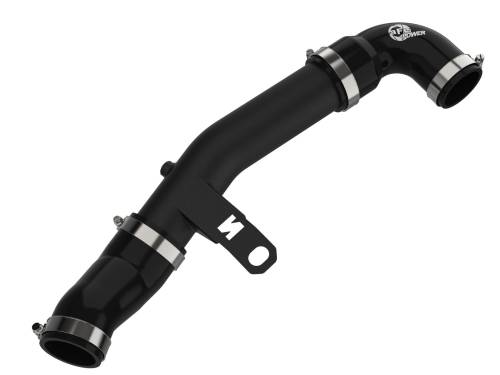 Afe - Advance Flow Engineering - 46-20646-B | AFE Power BladeRunner 2-1/2 IN Aluminum Lower Hot Charge Pipe Black (2019-2022 Veloster N t)