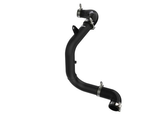 Afe - Advance Flow Engineering - 46-20608-B | AFE Power BladeRunner 2.5 IN Aluminum Hot Charge Pipe Black (2022-2025 GTI MKVIII L4-2.0L t)