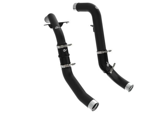 Afe - Advance Flow Engineering - 46-20594-B | AFE Power BladeRunner Aluminum Hot and Cold Charge Pipe Kit Black (2020-2023 Ram 1500 V6-3.0L td)