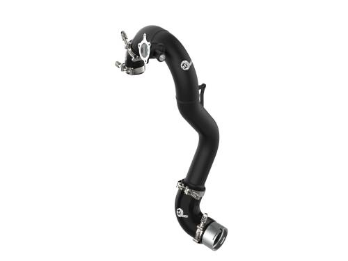 Afe - Advance Flow Engineering - 46-20578-B | AFE Power BladeRunner 2-1/2 IN to 2-3/4 IN Aluminum Hot Charge Pipe Black (2021-2025 Bronco L4-2.3L t)