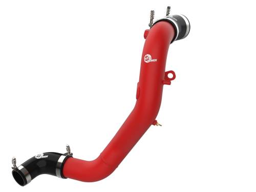 Afe - Advance Flow Engineering - 46-20509-R | AFE power BladeRunner 3 IN Aluminum Cold Charge Pipe Red (2018-2023 Stinger V6-3.3L tt)