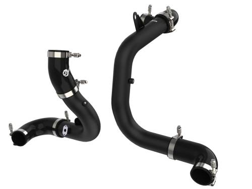 Afe - Advance Flow Engineering - 46-20414-B | AFE Power BladeRunner Aluminum Hot and Cold Charge Pipe Kit Black (2015-2021 GTI MKVII L4-2.0L t)