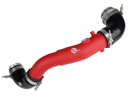 Afe - Advance Flow Engineering - 46-20398-R | AFE Power BladeRunner 2-1/2 IN Aluminum Hot Charge Pipe Red (2020-2025 GR Supra L6-3.0L t)