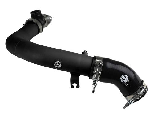 Afe - Advance Flow Engineering - 46-20378-B | AFE Power BladeRunner 2-1/2 IN Aluminum Hot Charge Pipe Black (2015-2021 WRX H4-2.0L t)