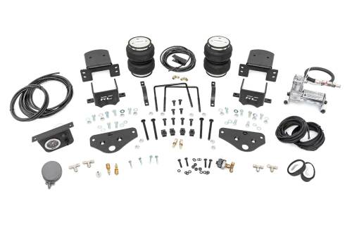 Rough Country - 10038AC | Rough Country Air Spring Kit For Ford F-250 / F-350 Super Duty 4WD | With Onboard Air Compressor