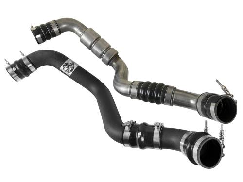 Afe - Advance Flow Engineering - 46-20338-B | AFE Power BladeRunner 3 IN Aluminum Hot Charge Pipe Black (2017-2019 Silverado, Sierra 2500 HD, 3500 HD V8-6.6L (td) LP5)