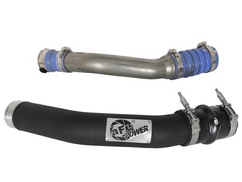 Afe - Advance Flow Engineering - 46-20318-B | AFE Power BladeRunner 3 IN Aluminum Hot Charge Pipe Black (2017-2022 F250, F350 Super Duty V8-6.7L td)
