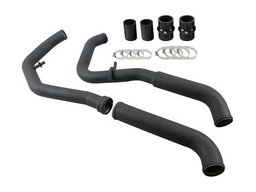 Afe - Advance Flow Engineering - 46-20208-B | AFE Power BladeRunner 3 IN Aluminum Hot Charge Pipe Black (2015-2017 F150 V6-2.7L tt)
